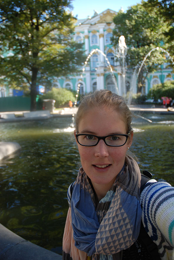 Hermitage Sint Petersburg selfie