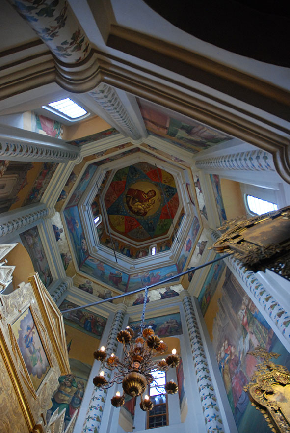 Sint Basil kathedraal Moskou binnenkant koepel