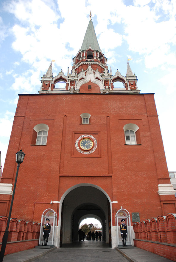 Kremlin Moskou Trinity ingang