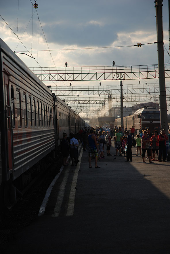 Station TransSiberië express Rusland