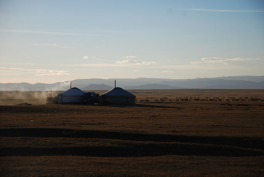 Ger kamp Mongolië