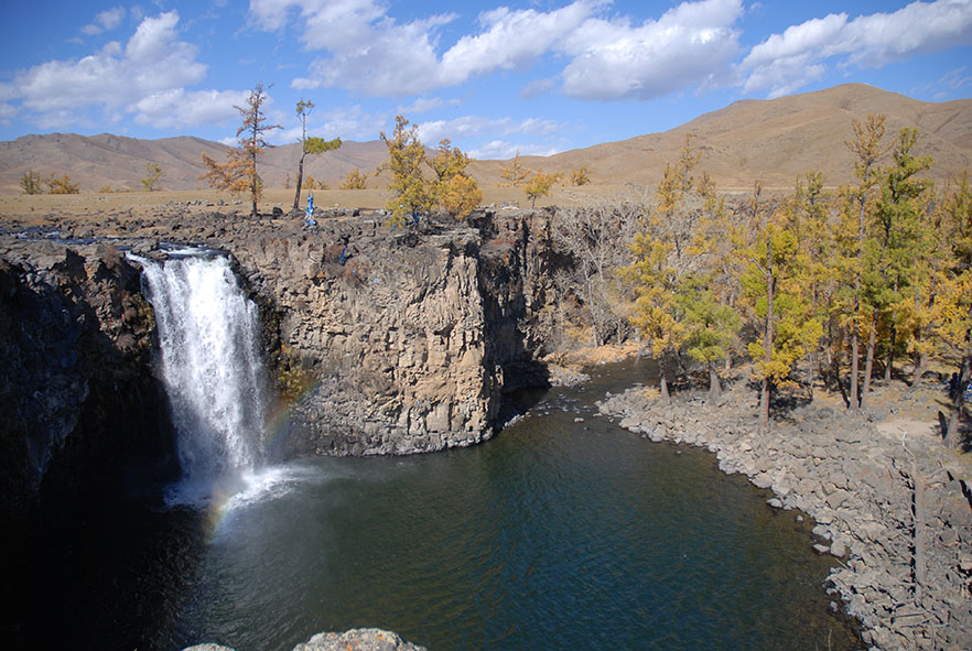 Orkhon valley waterval rondreis Mongolië