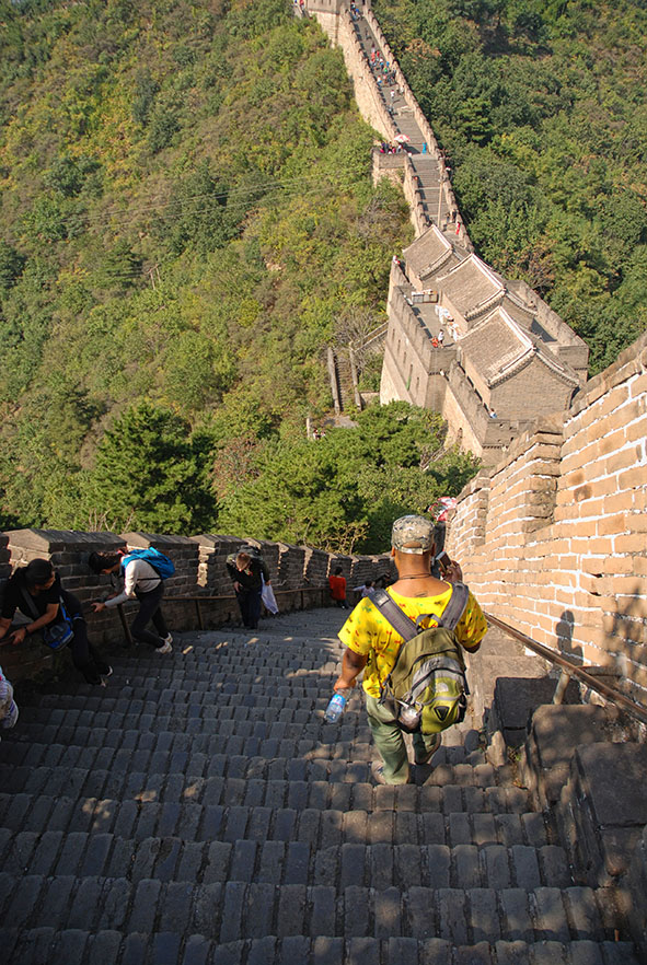 Chinese muur Mutianyu trappen