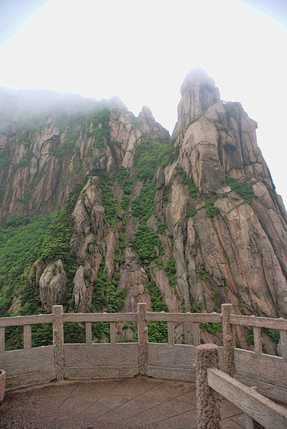 Huangshan Gele bergen Celestial Capital Peak
