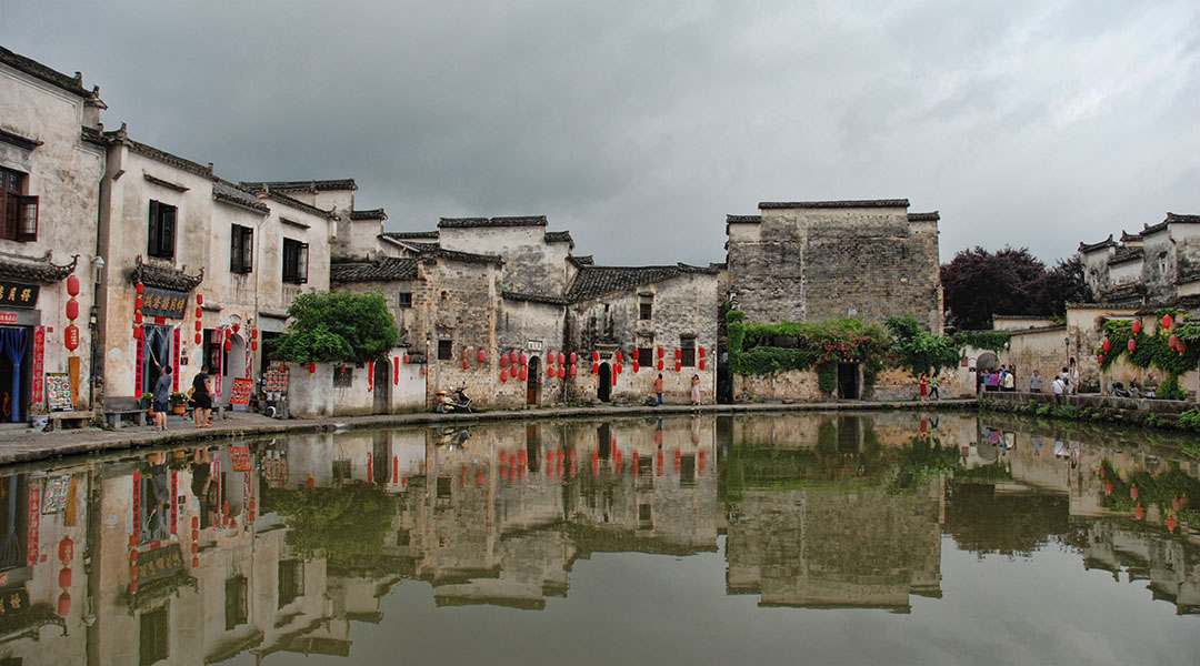 Huizhou dorpjes Xidi en Hongcun