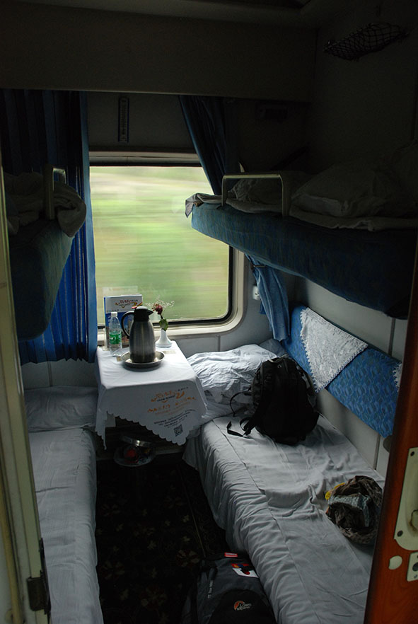 Soft sleeper trein naar Guilin