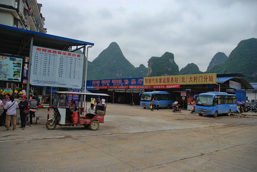 Busstation Yangshuo China