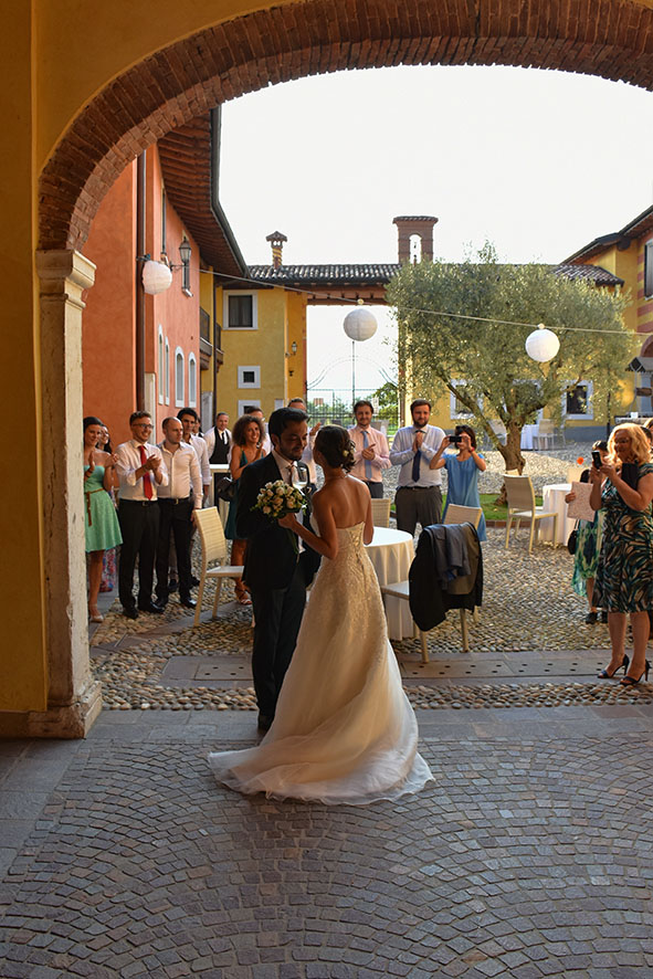 Bruiloft Italië Bedizzole bruidspaar