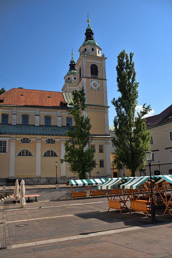 Marktplein in Ljubljana