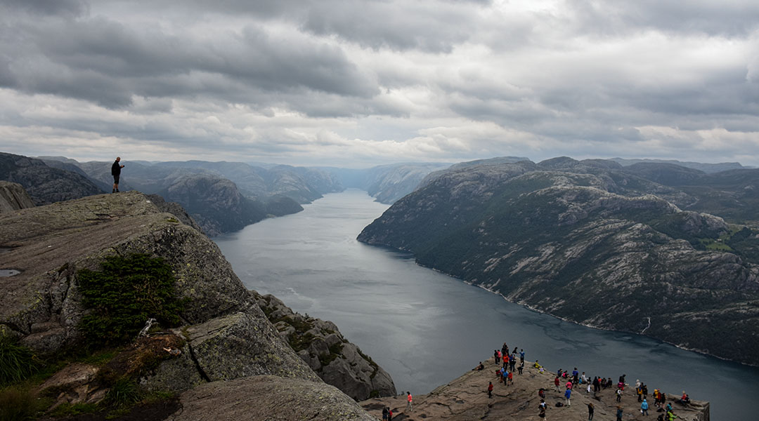 Preikestolen Noorwegen uitzicht