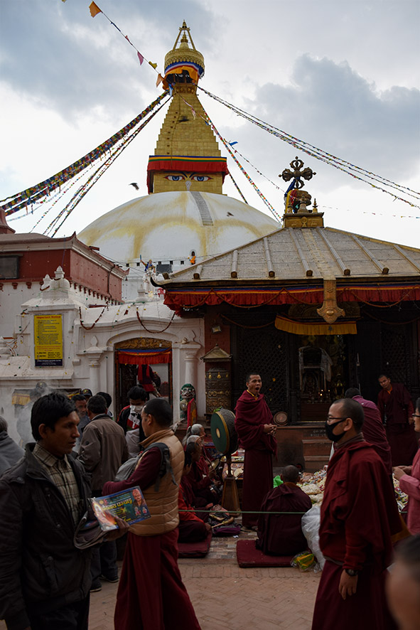 Boeddhistische stupa Boudhanath Kathmandu